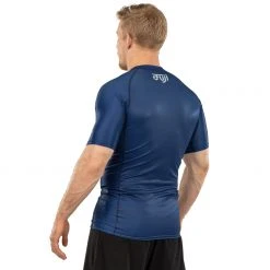BFCM Jiu Jitsu Flow Tech Short Sleeve Rashguard Blue