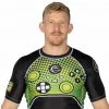 Blowout Gamer Series Short Sleeve Rashguard Green Outlet