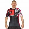 Deelux Kassen Short Sleeve Rashguard Red Jiu Jitsu