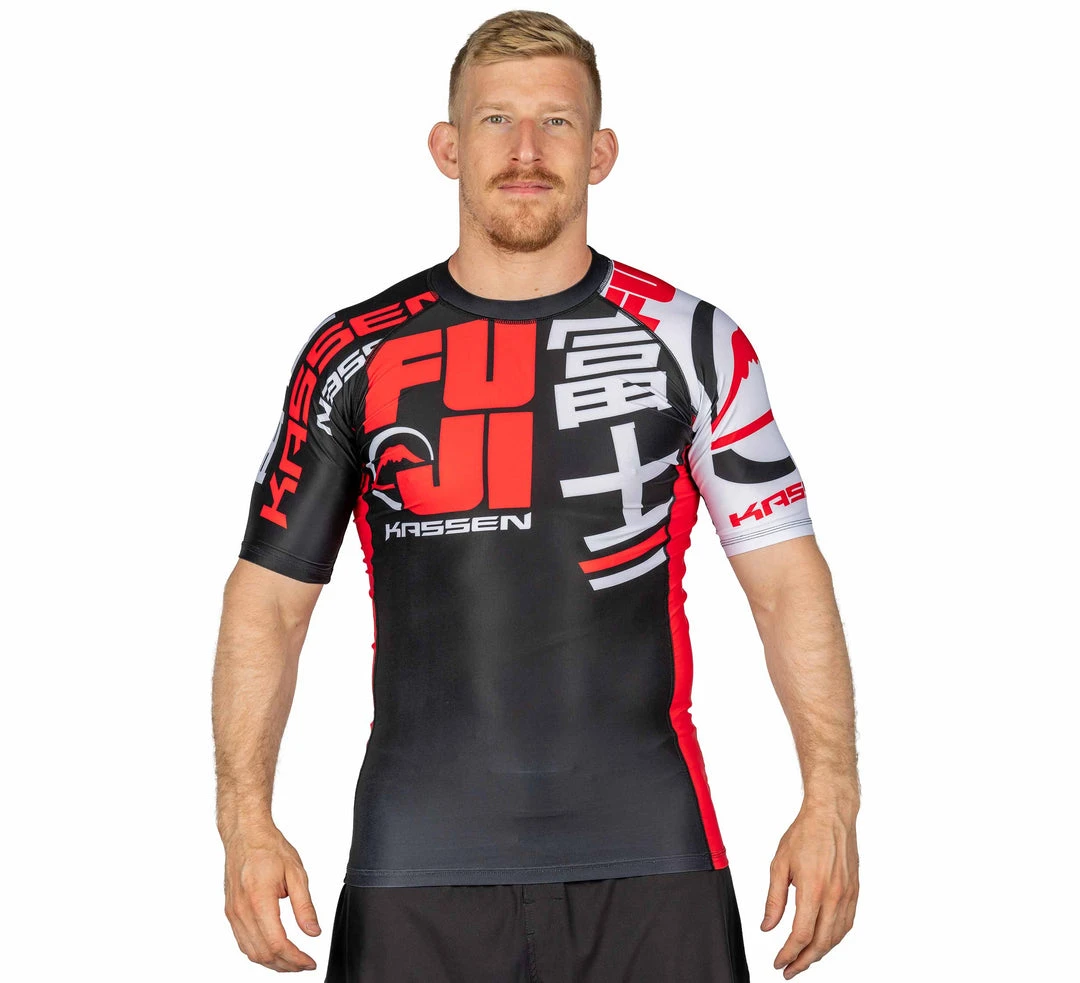 Deelux Kassen Short Sleeve Rashguard Red Jiu Jitsu 1 Deelux Kassen Short Sleeve Rashguard Red Jiu Jitsu