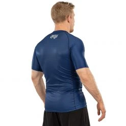 BFCM Jiu Jitsu Flow Tech Short Sleeve Rashguard Blue