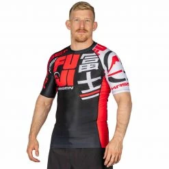 Deelux Kassen Short Sleeve Rashguard Red Jiu Jitsu 8 Deelux Kassen Short Sleeve Rashguard Red Jiu Jitsu