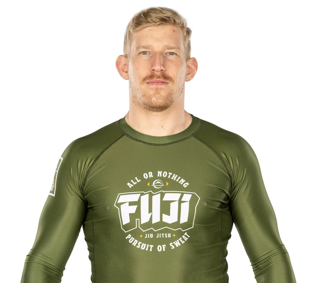 Blowout Bam Bam Long Sleeve Rashguard Green 1 Blowout Bam Bam Long Sleeve Rashguard Green