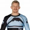 Blowout Mount Long Sleeve Rashguard Light Blue
