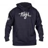 Graphic Ink Jiu Jitsu Midnight Collegiate Pull Over Hoodie Blue