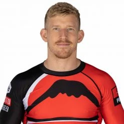 Blowout Mount Long Sleeve Rashguard Red