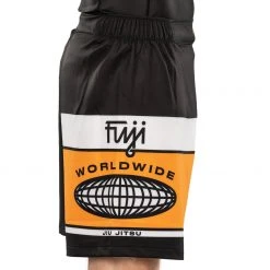 IMatt Sportswear Jiu Jitsu Electric Grappling Black Fight Shorts