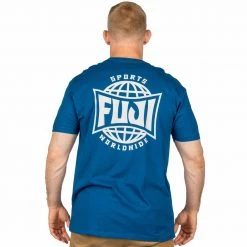 Graphic Ink Jiu Jitsu Global Pocket T-Shirt Blue