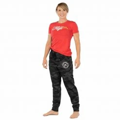 Graphic Ink Black Camo Womens Joggers 10 Graphic Ink Black Camo Womens Joggers