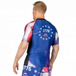 IMatt Sportswear Jiu Jitsu Americana 1776 Short Sleeve Rashguard
