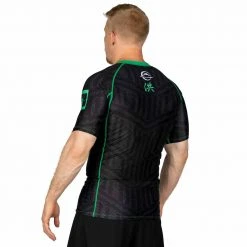BFCM Jiu Jitsu Team FUJI Short Sleeve Rashguard Green 10 BFCM Jiu Jitsu Team FUJI Short Sleeve Rashguard Green