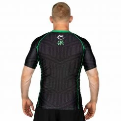 BFCM Jiu Jitsu Team FUJI Short Sleeve Rashguard Green 11 BFCM Jiu Jitsu Team FUJI Short Sleeve Rashguard Green