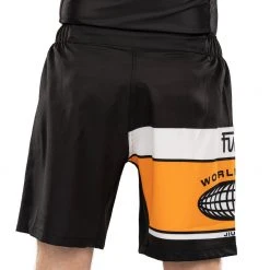 IMatt Sportswear Jiu Jitsu Electric Grappling Black Fight Shorts