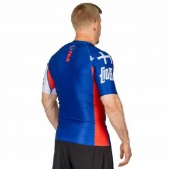 Deelux Jiu Jitsu Kassen Short Sleeve Rashguard Blue