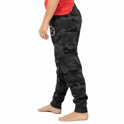 Graphic Ink Black Camo Womens Joggers 12 Graphic Ink Black Camo Womens Joggers