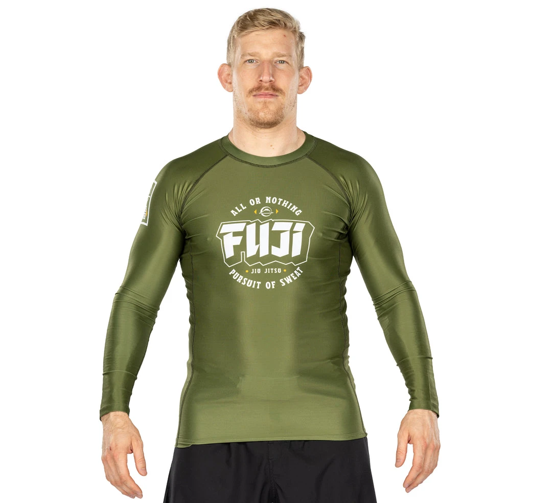 Blowout Bam Bam Long Sleeve Rashguard Green 2 Blowout Bam Bam Long Sleeve Rashguard Green
