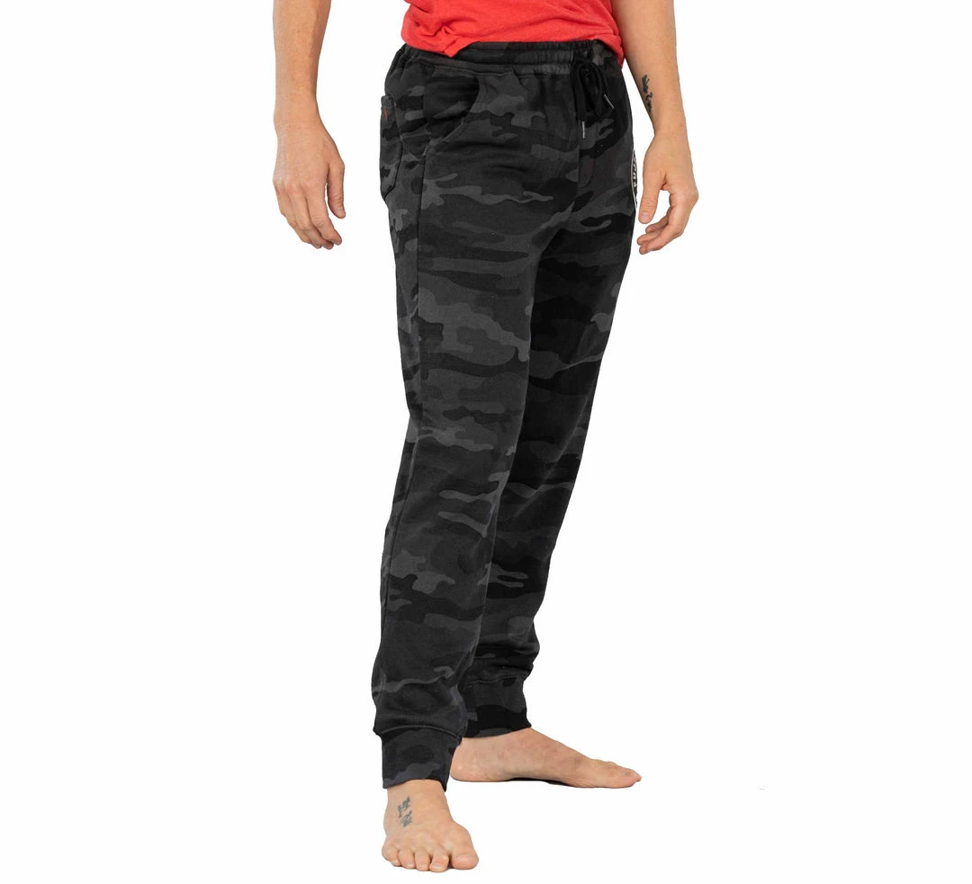 Graphic Ink Black Camo Womens Joggers 6 Graphic Ink Black Camo Womens Joggers