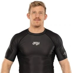 BFCM Flow Tech Short Sleeve Rashguard Black Jiu Jitsu