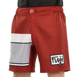 IMatt Sportswear Electric Grappling Maroon Fight Shorts Jiu Jitsu