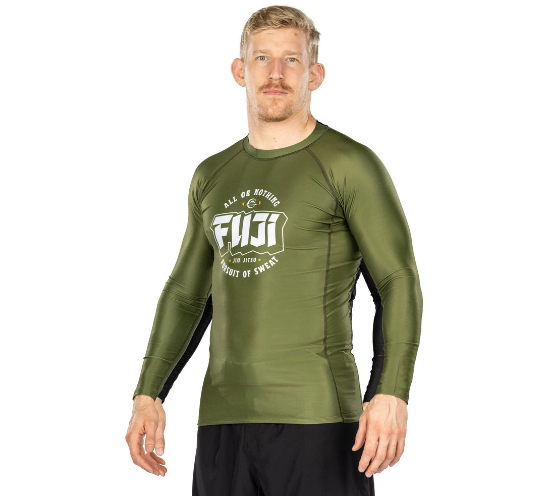 Blowout Bam Bam Long Sleeve Rashguard Green 3 Blowout Bam Bam Long Sleeve Rashguard Green
