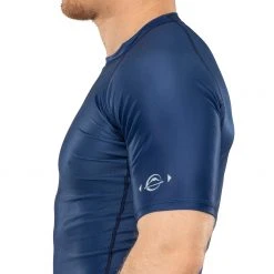 BFCM Jiu Jitsu Flow Tech Short Sleeve Rashguard Blue