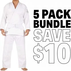 FUJI Sports Starter Judo Adult Gi Bundle (5 Pack)
