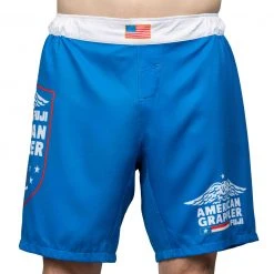 IMatt Sportswear American Grappler Shorts Blue Jiu Jitsu