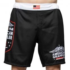 IMatt Sportswear American Grappler Shorts Black Jiu Jitsu