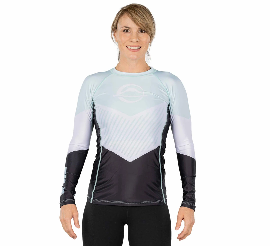 BFCM Jiu Jitsu Airlock Womens Long Sleeve Rashguard Blue 2 BFCM Jiu Jitsu Airlock Womens Long Sleeve Rashguard Blue