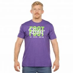 Graphic Ink Foot Locker T-Shirt Purple
