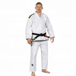 Deelux Kassen 3.0 BJJ Gi White/Green 9 Deelux Kassen 3.0 BJJ Gi White/Green