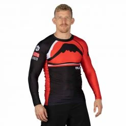 Blowout Mount Long Sleeve Rashguard Red 17 Blowout Mount Long Sleeve Rashguard Red