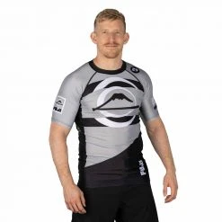 Blowout Vision Short Sleeve Rashguard Grey Outlet