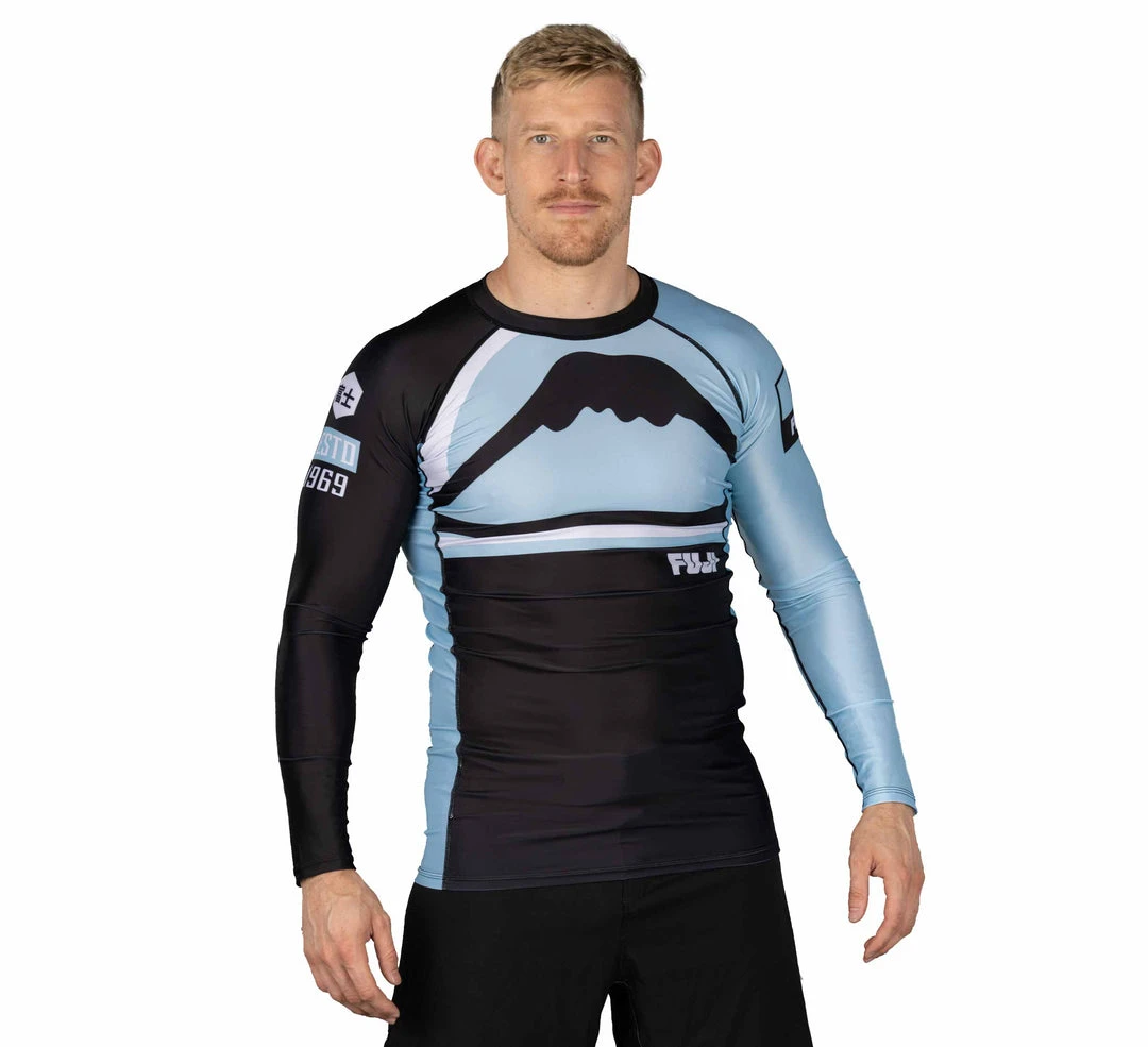 Blowout Mount Long Sleeve Rashguard Light Blue 9 Blowout Mount Long Sleeve Rashguard Light Blue