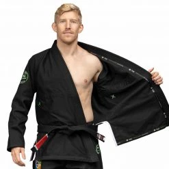 Blowout Outlet Suparaito BJJ Gi Gamer Series Black/Green
