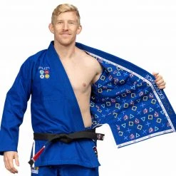 Blowout Suparaito BJJ Gi Gamer Series Blue Outlet