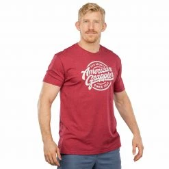 Graphic Ink Jiu Jitsu American Grappler T-Shirt Red