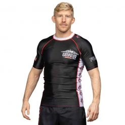 IMatt Sportswear Jiu Jitsu American Grappler Rashguard Black