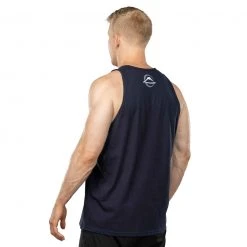 Graphic Ink Jiu Jitsu Strength & Honor Tank Top Navy