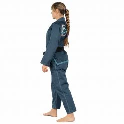 BFCM Submit Everyone Womens BJJ Gi Teal Jiu Jitsu