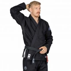 BFCM Jiu Jitsu Flow-Tech BJJ Gi Black
