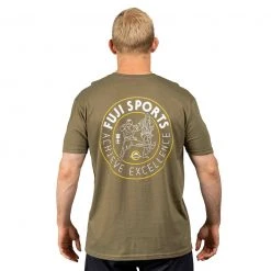 Graphic Ink Jiu Jitsu Martial Artist Shirt Green