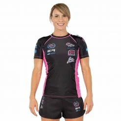 Blowout XTR Extreme Women's Short Sleeve Rashguard Pink