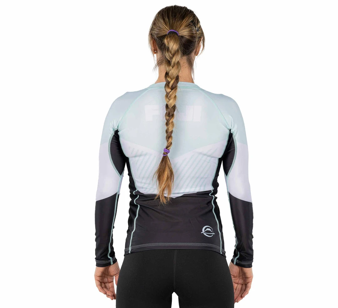 BFCM Jiu Jitsu Airlock Womens Long Sleeve Rashguard Blue 7 BFCM Jiu Jitsu Airlock Womens Long Sleeve Rashguard Blue