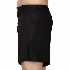 Bona Sun Baseline Fight Shorts Black/Orange Jiu Jitsu