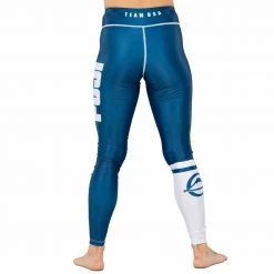 BFCM Script Women's Grappling Spats Blue Jiu Jitsu
