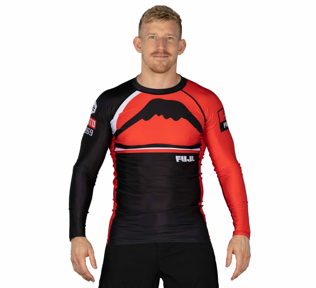 Blowout Mount Long Sleeve Rashguard Red 2 Blowout Mount Long Sleeve Rashguard Red