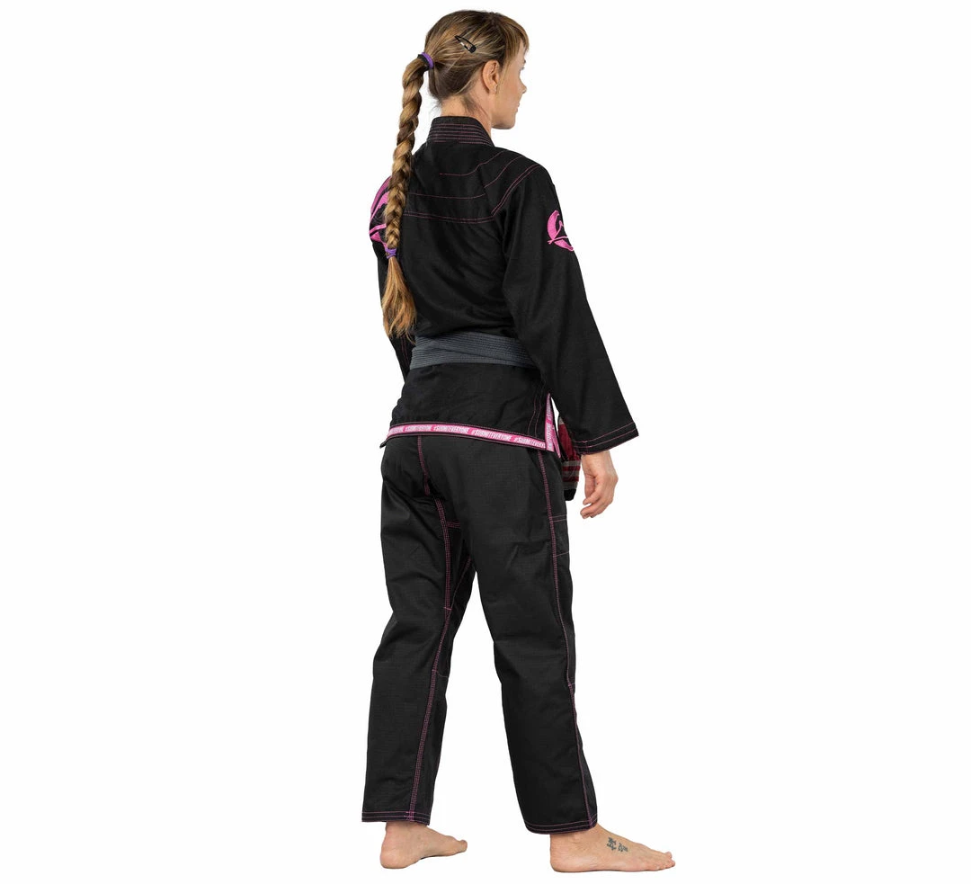 BFCM Jiu Jitsu Submit Everyone Womens BJJ Gi Pink 7 BFCM Jiu Jitsu Submit Everyone Womens BJJ Gi Pink