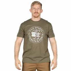 Graphic Ink Strength & Honor T-Shirt Green