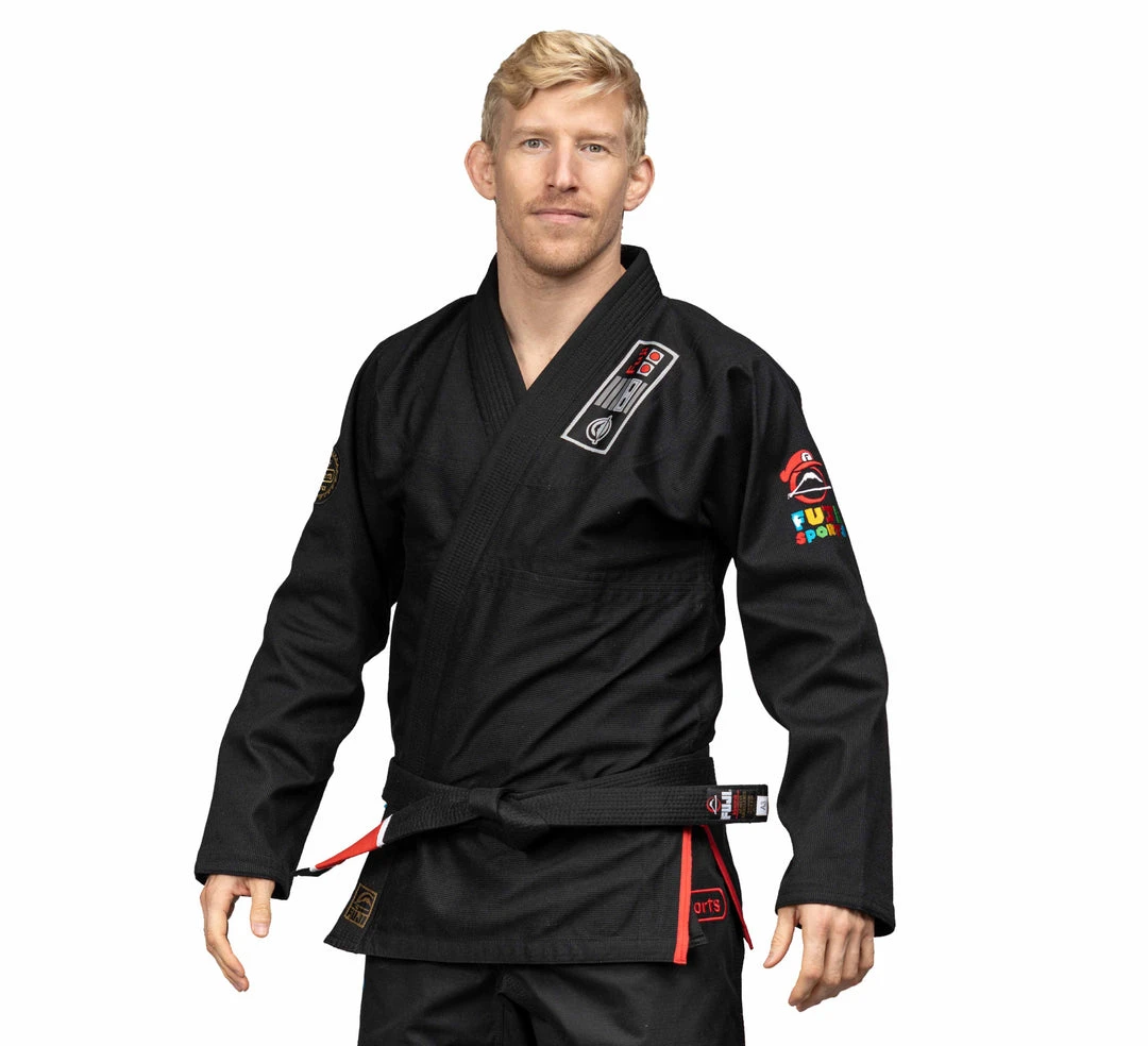 Blowout Outlet Suparaito BJJ Gi Gamer Series Black/Red 2 Blowout Outlet Suparaito BJJ Gi Gamer Series Black/Red